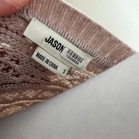 Jason Wu Wool & Cashmere Sweater SMALL Knit Light Pink Crewneck Designer Winter - Picture 7 of 8